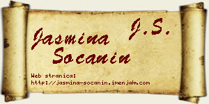 Jasmina Soćanin vizit kartica